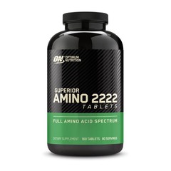 Essential Amino Acids Tablets, Complete EAAs, 160 Count, Superior Amino Formula