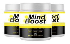 3 Pack Mind Boost Focus & Memory Supplement 30 Servings Brain Support
