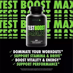 Test Boost Max + Burn Evolved + Burn Pm Muscles Build Sex Fat Burner Weight Loss
