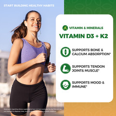 Liquid Vitamin D3 K2 10000 iu & 120mcg – Vitamin D with MK7 Vitamin K2 Drops