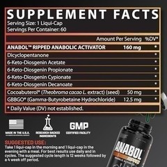 Nutrex Research Anabol Ripped Anabolic Muscle Builder, 60 liqui-caps