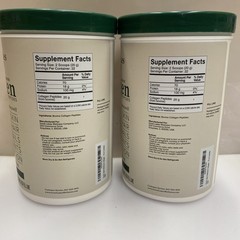 2X Great Lakes Wellness Grass-Fed Collagen Peptides Unflavored Powder 16 Oz