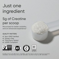 Creatine Monohydrate, German Creapure®, NSF Sport, 5g x 90 Servings (Unflavored)