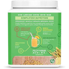 Sunwarrior Organic Classic Vanilla Protein – Plant-Based Protein Powder, 375g