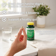 Spring Valley Advanced Digestive Enzymes + Probiotics Prebiotics 60 Caps