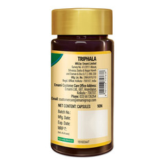 Zandu Triphala Capsule Help to Boost Immunity &Bowel Wellness,Digestion 90N 2 pc