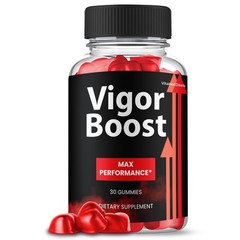 Vigor Boost Gummies, Max Strength Formula, VigorBoost Supplement (2 pack)
