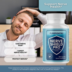 Nerve Shield Pro Mental Focus & Memory Support Supplement – 60 Capsules