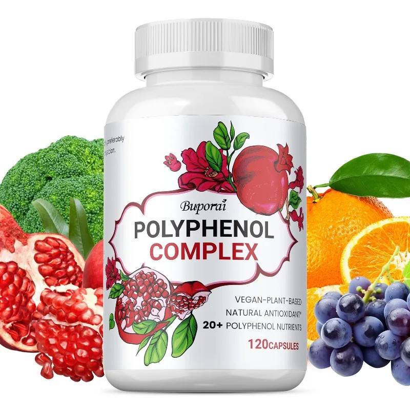 Polyphenols Complex 120pcs – Fights Aging, Brain, Skin and Digestive Health