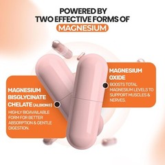 MAGNESIUM BISGLYCINATE CHELATE 400MG HIGH ABSORPTION CHELATED MAGNESIUM CAPSULES