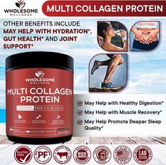 Unflavored Multi-Peptides Protein Powder – Grass-Fed for Youthful Skin & Joints