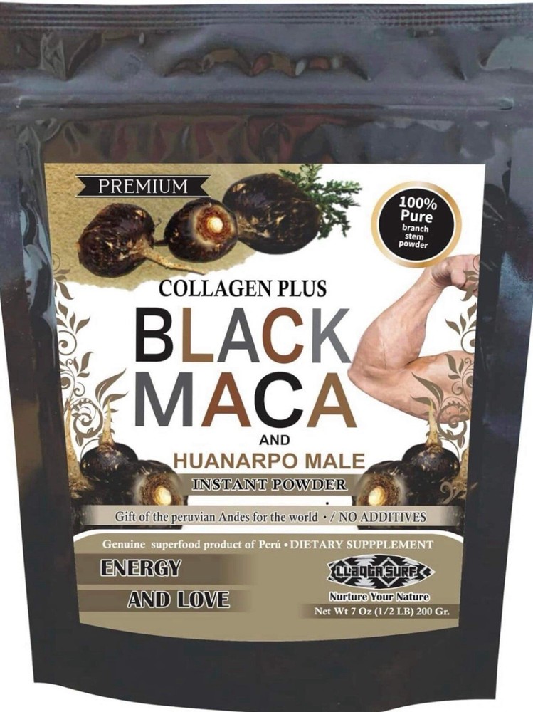 Black Maca + Huanarpo Macho + Marine Collagen | All- In -One Sachet For Energy