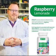 HiPlus Ashwaganda Ksm-66 Gummies Raspberry Lemonade Great for Sleep 😴