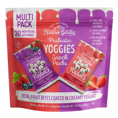 Probiotic Yoggies Multi Pack, 21Oz (Strawberry Yoggies 15X0.7 Oz +Mixed Berry Yo
