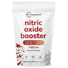 Nitric Oxide Booster, Maximum Strength, 240 Bisected Tablets