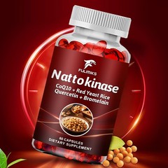Nattokinase with CoQ10, Quercetin & Bromelain Supplement – Overall Wellness