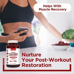 Tart Cherry Extract Capsules with Celery Seed Extract and Bilberry for Joint …