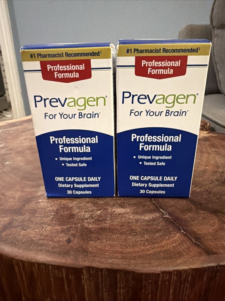 2 PREVAGEN PROFESSIONAL FORMULA 40mg BRAIN HEALTH SUPPLEMENT 30 X2 60 CAPSULES!!