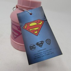 Whey2Go Protein Powder Container Storage Funnel Superman Supergirl NEW