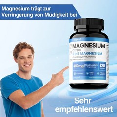 Magnesium Complex 240pcs, Energy, Brain Health, Improves Memory and Cognition