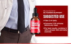 (2 Pack) Gluco Control Blood Support Drops Advanced Vitamin Supplement 2ML