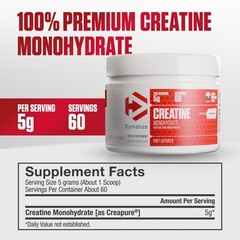 Dymatize Creatine Monohydrate Powder with CREAPURE (Product of Germany), 5g P