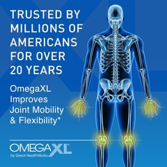 OmegaXL Joint Support Supplement, for Relief – Natural Muscle Support, Green …