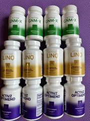 4 Sets of Authentic ACTIVZ TRIFECTA Combo: GNMX, Linq, Optimend. New