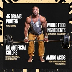 Animal Meal Balanced Whole Food Meal Replacement Protein Powder Egg Beef 5 Lb