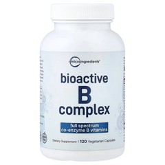 2 X Micro Ingredients, Bioactive B Complex, 120 Vegetarian Capsules