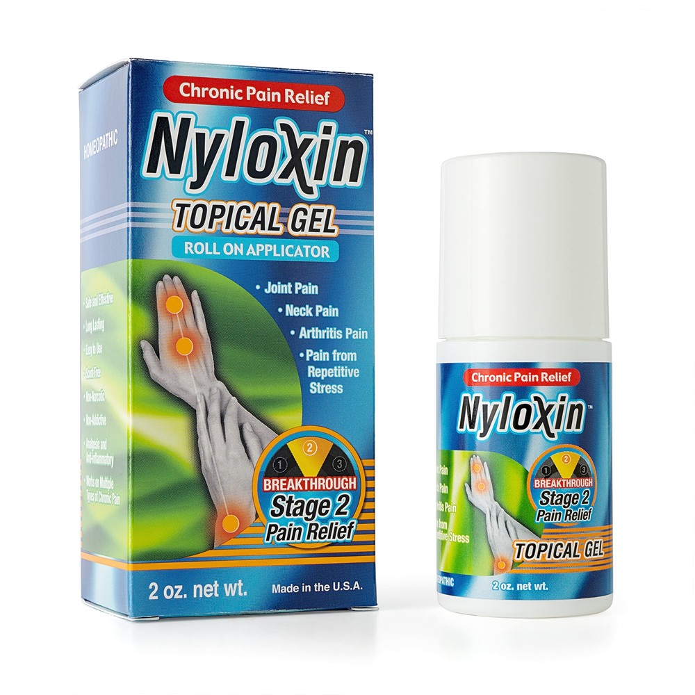 Nyloxin Roll-On Pain Relief Cream 2oz Arthritis Neuropathy Joint Muscle