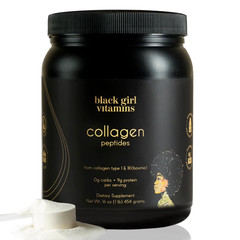 Collagen Peptides Powder for Skin , Hair & Nails – Unflavored Hydrolyzed – 16 oz