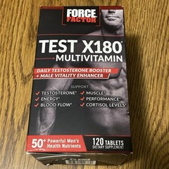 2x Force Factor Test X180 Multivitamin 120 Tablets (240)