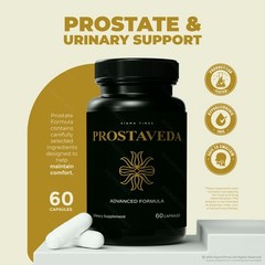 Prostaveda Capsules, Advanced Prostate Health Support for Men 60ct