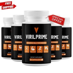 (5 Pack) VirilPrime Capsules for Men Viril Prime ED Pills Male Enhancement 60ct
