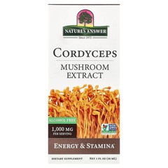 2 X Nature’s Answer, Cordyceps, Mushroom Extract, Alcohol Free, 1 fl oz (30 ml)