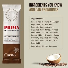 4 BOXES PRIMA Protein Bar – Cacao – V 1.0 ORIGNAL RECIPE – BRAND NEW EXP 12/2026