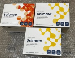 Unicity Unimate lemon yerba 60 Pkt And 30 Balance 09/27 SEALED FREE SHIPPING