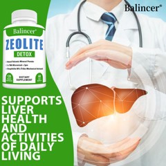 Extra Strength capsules Zeolite Liquid Detox 10x – 50x MORE ZEOLITE
