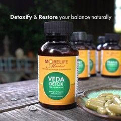 Ayurvedic Detox & Immune Support Supplement Triphala Guggulu, Ginger & Turmeric
