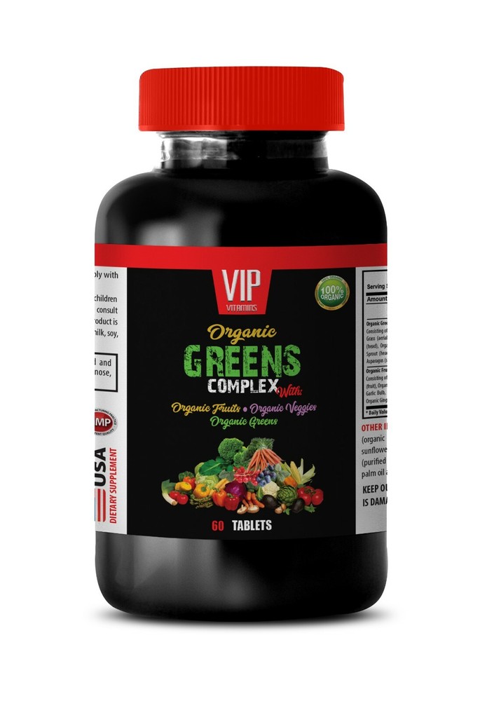 digestive health supplement – ORGANIC GREENS COMPLEX – natural weight loss 1B