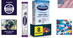 8 Single-Serving Electrolyte Powder Packets for Fast Hydration in 3 Flavors