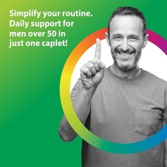 Rainbow Light Multivitamin for Men 50+, Vitamin 150 Count (Pack of 1), Green