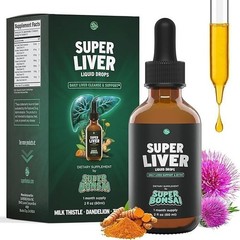 Super Liver Support with Milk Thistle-All Natural Liver Cleanse Detox&Repair Aid