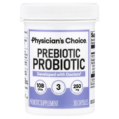 2 X Physician’s Choice, Prebiotic Probiotic, 30 Capsules