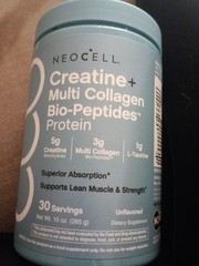 Creatine + Multi Collagen Powder | 10 Ounces | 10 Types of Collagen | by NeoCell