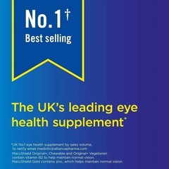 MacuShield Original Plus Capsules – 90-Day Pack, Eye Health Supplement