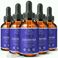 Cognivex Drops, Liquid Supplement to Support Brain Health & Memory – 5 Pack