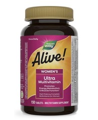 Nature’s Way Alive! Women’s Ultra Multivitamin -150 Tablets, Exp. 10/2026
