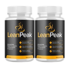 2-Pack Lean Peak Capsules – LeanPeak Daily Energy & Fitness Support – 120 Caps